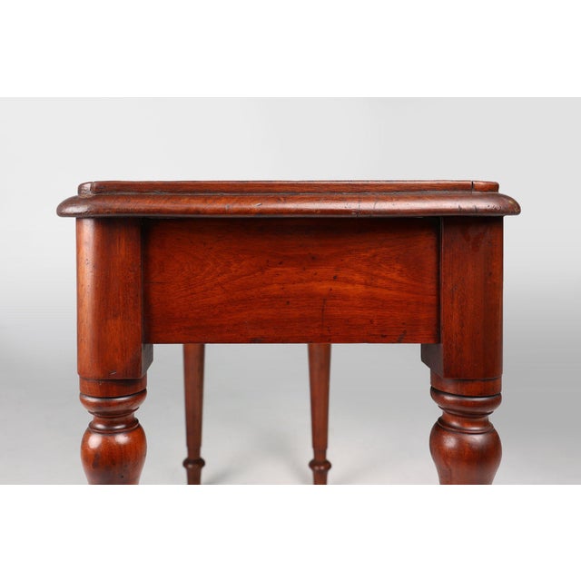 Wood 19th Century English Side Table in Full Wood For Sale - Image 7 of 11