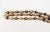 Napier Vintage 1950s Signed Napier Brown Moonglow Beaded 3-Strand Bracelet For Sale - Image 4 of 7