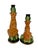 2 Vntage Porcelain Jungle Cat Candlestick Holder Leopard Cheetah For Sale - Image 4 of 8