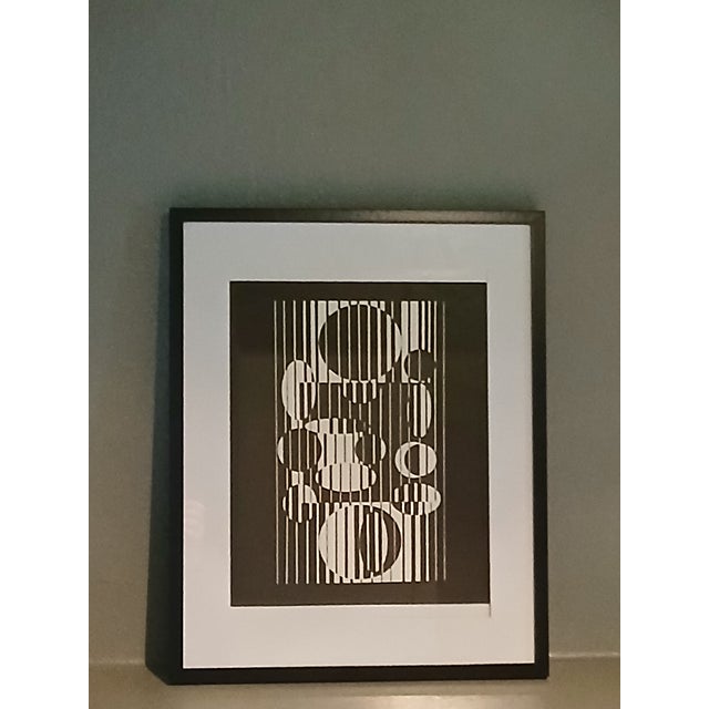 Victor Vasarely, After Iaca, 1950s / 1973, Silk-Screen, Framed For Sale - Image 13 of 17
