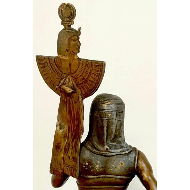 Early 20th Century Vienna Cold Painted Bronze Egyptian Attendant For Sale In West Palm - Image 6 of 13