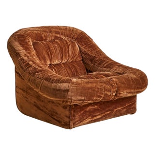 Italian Lounge Chair in Manner De Pas, d'Urbino & Lomazzi, 1970s For Sale
