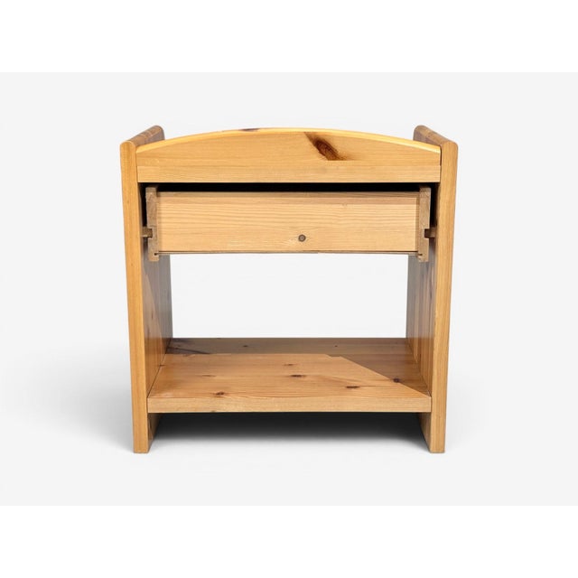Swedish Modern, Bedside Tables, Knotty Pine, Sweden, 1960s For Sale - Image 10 of 11