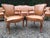 Regency Tan Leather Living Room Set, 1950s, Set of 5 For Sale - Image 6 of 18