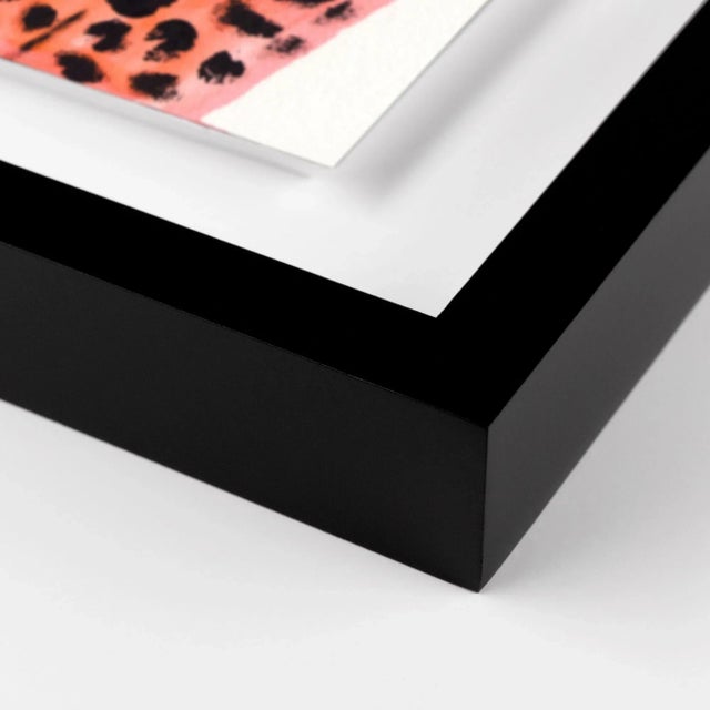 DESCRIPTION: Colorful Girl by Kendra Dandy in Black Framed Paper, Large Art Print SPECIFICATIONS: Type: Framed Paper....