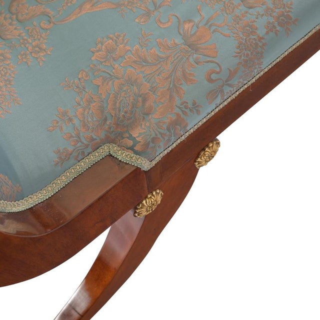 Antique Mahogany Récamière, France, 1810s For Sale - Image 6 of 12