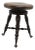 Antique Round Victorian Wood Swivel Piano Stool With Claw & Ball Feet For Sale
