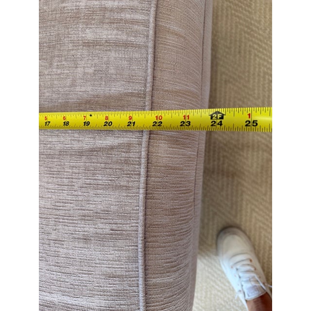 Custom Wing Back Chairs With Nail Head Trim by Sam Moore For Sale - Image 13 of 15