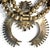 Vintage Zuni Squash Blossom Sterling Silver Turquoise Necklace With Earrings Set For Sale - Image 10 of 12