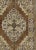Turkish Mid 20th Century Mocha Brown, Chartreuse Vintage Turkish Oushak Rug With Ornate Floral Medallion For Sale - Image 3 of 9