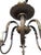 Metal Large Vintage Six-Arm Chandelier by Paavo Tynell, 1930s For Sale - Image 7 of 14