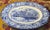 1970s Liberty Blue Washington Crossing the Delaware Platter – Americana Ironstone, England | 250th Anniversary Decor For Sale - Image 9 of 13