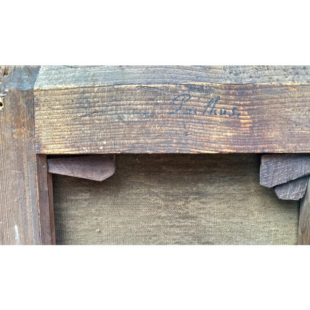 Unknown, Paethus Paestum, 1800s, Oil on Canvas For Sale - Image 7 of 8