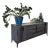Alf Italia Montecarlo Credenza | Koto Grey High Gloss | Made in Italy | 2019 For Sale