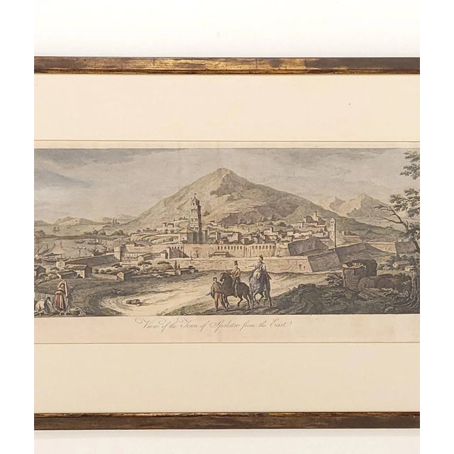 A 19th-century colored engraving of Split (Croatia).