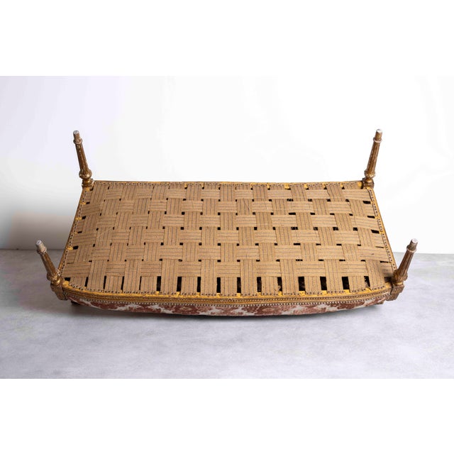 Louis XVI Sofa in Tapestry For Sale - Image 6 of 14