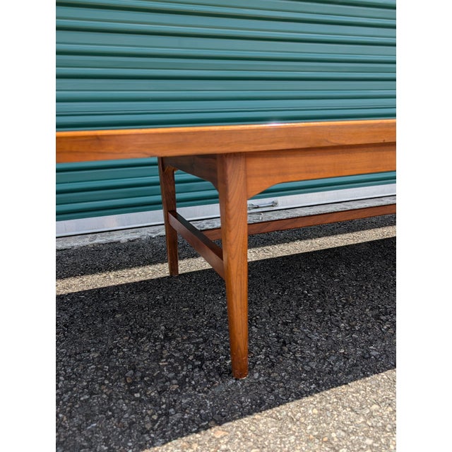 Drexel Declaration Walnut Coffee Table by Kipp Stewart & Stewart MacDougall 1960s For Sale - Image 10 of 18