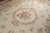 12x16 Vintage Aubusson Flat Weave Wool Rug, Louis Philippe Rose Wreath For Sale - Image 4 of 12
