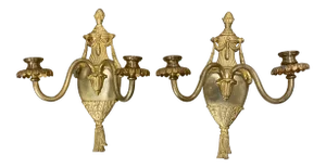 1920’s Caldwell Bronze Sconces - A Pair