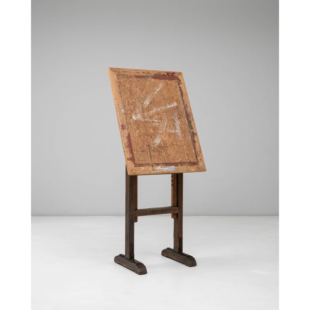 20th Century French Wooden Artist's Easel with Adjustable Tilt For Sale - Image 4 of 18