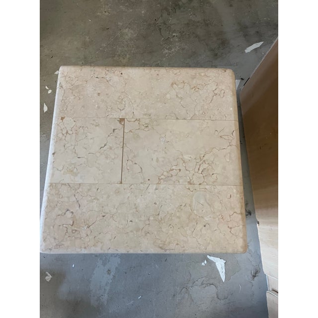 Postmodern Travertine Display Pedestal or Column Stand For Sale - Image 11 of 12