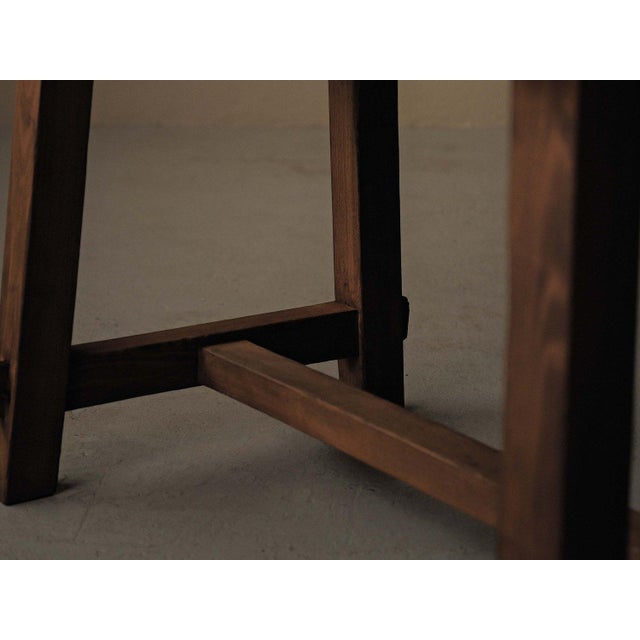 Vintage French Desk in Oak, 1970 For Sale - Image 11 of 18