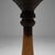 Black Large Earthy Ceramic and Opaline Glass Floor Lamp from Doria Leuchten, Germany, 1970s For Sale - Image 8 of 11