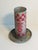 Antique galvanized metal Purina tube Dog Feeder great decor piece.