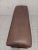 Upholstered Bench With Turned Legs Leather Seat Brown Dark Wood Frame Style: Traditional Color: Brown Dimensions: 52" W x...