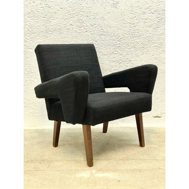 Black Armchair from Jitona, 1960s For Sale - Image 8 of 13
