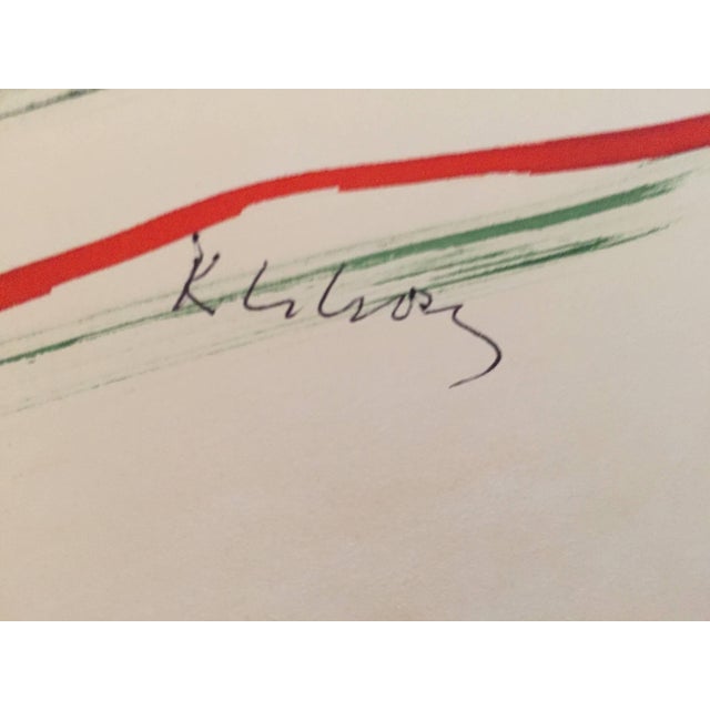 Modern Katherine Librowicz, Bold Flowers in a Vase For Sale - Image 3 of 3