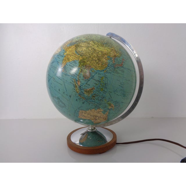 Vintage Illuminated Duo Glass Globe by Paul Oestergaard for Columbus, Germany, 1950s For Sale - Image 9 of 18