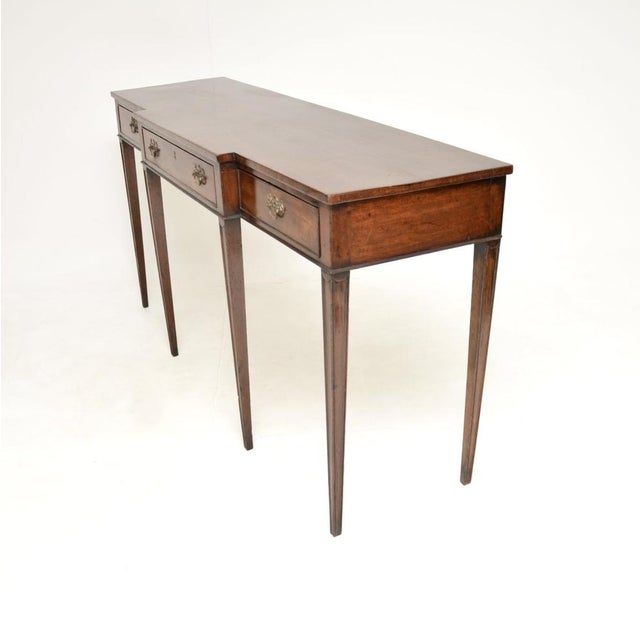 Large Antique Georgian Console Table, 1790s For Sale - Image 4 of 14