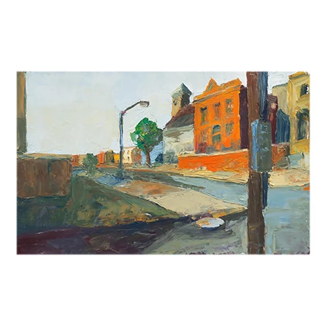 'Urban Scene, Philadelphia' by Heather Foster, 1991, New Mexico, Pennsylvania Academy of Fine Arts, Maryland College of Art For Sale