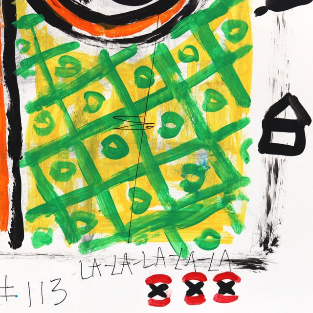 2020s Striped Ego Trip - Abstract Color Drenched Figurative Pop Artwork by Gary John For Sale - Image 5 of 6