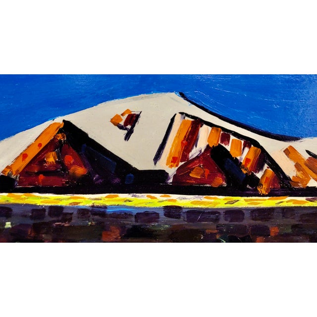 Wood Conrad Buff -California Snow-Capped Sierra Mountains-Oil Painting For Sale - Image 7 of 10