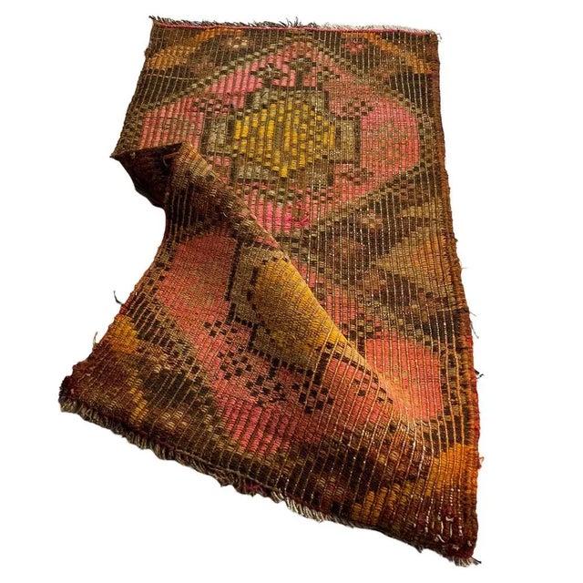 1960s Small Anatolian Turkish Kilim Rug For Sale - Image 5 of 11