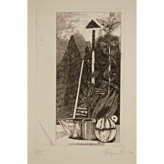 Hand signed and numbered. Edition of 50 prints. Reference: Catalogue Battisti n.66. Armando Buratti (Rome, 1924), is an...