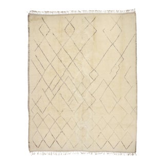 Contemporary Beni Mrirt Moroccan Rug, 11'05 X 14'06 For Sale