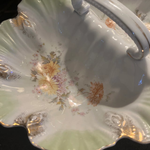 Late 19th Century Antique Carl Tielsch (c.t.) Porcelain Serving Dish/Bowl. For Sale - Image 5 of 9