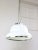 Mid-Century Opaline & Chrome Pendant Lamp For Sale - Image 12 of 12