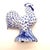 Vintage Fishnet Design Ceramic Porcelain Rooster by Andrea Sadek For Sale In Portland, ME - Image 6 of 9