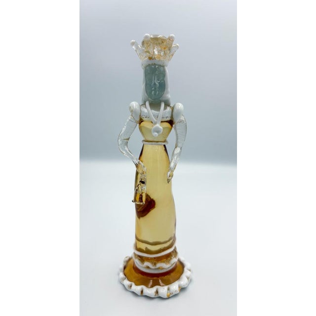 Amber Glass Chess Pieces from Barbini, Pauly & C., 1930s, Set of 32 For Sale - Image 4 of 16