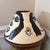 1970s Peter Keil Original Painted Black and White Lampshade For Sale - Image 10 of 10