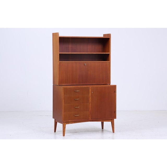 Mid-Century Shelf Cabinet with Drawers in Wood, 1960s For Sale - Image 3 of 10