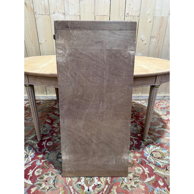 Louis XVI Oval Dining Table in Cherrywood, 1960s For Sale - Image 6 of 7