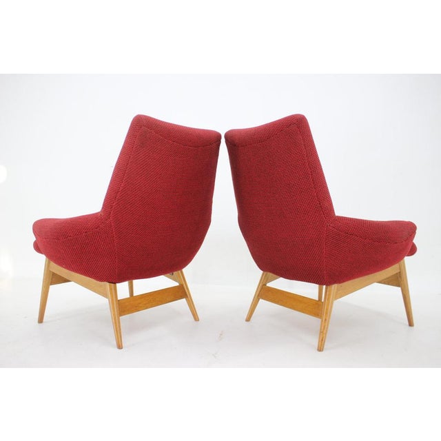 Set of Lounge Chairs by Miroslav Navratil, Czechoslovakia, 1960s For Sale - Image 9 of 15