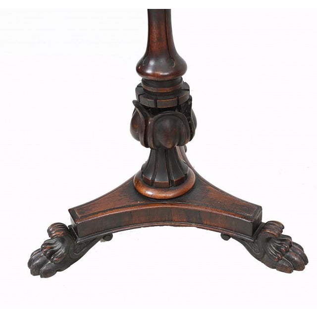 Hollywood Regency Regency Pole Screens with Needlepoint Tapestries, 1830s, Set of 2 For Sale - Image 3 of 18