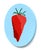 Abstract Strawberry Circle - Vibrant Abstract Fruit Still Life Painting on Panel - Original Artwork by Will Beger For Sale - Image 3 of 9
