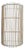 Raw Wicker Stick Coastal Modern Wall Sconce For Sale